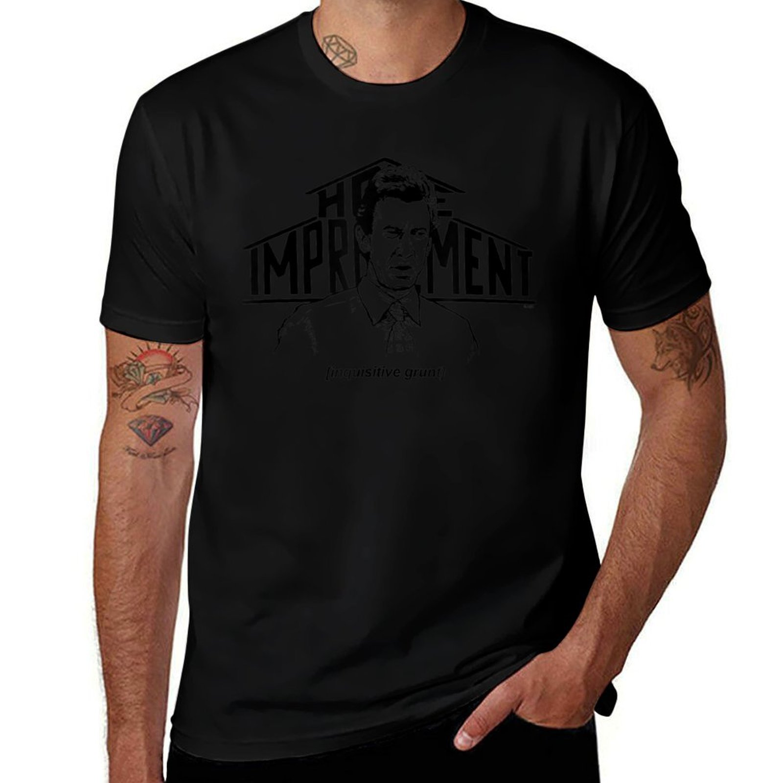 Home Improvement Grunt - Home Improvement Inquisitive Grunt T-Shirt Arbeitskleidung