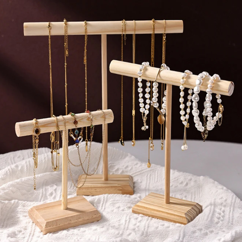 Home Improvement Outlet Stores - Schmuck Lagerung Display Rack Massivholz Armband
