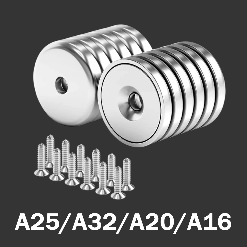 Home Improvement Outlet Stores - A25/A32/A20/A16 Runde Magnete, Senkbohrung, Vielseitig Einsetzbar