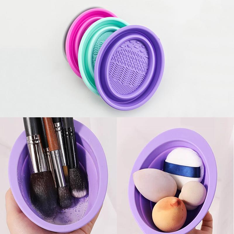 Home Improvement And Tools - Weiche Silikon Make-Up Pinsel Reiniger Falten