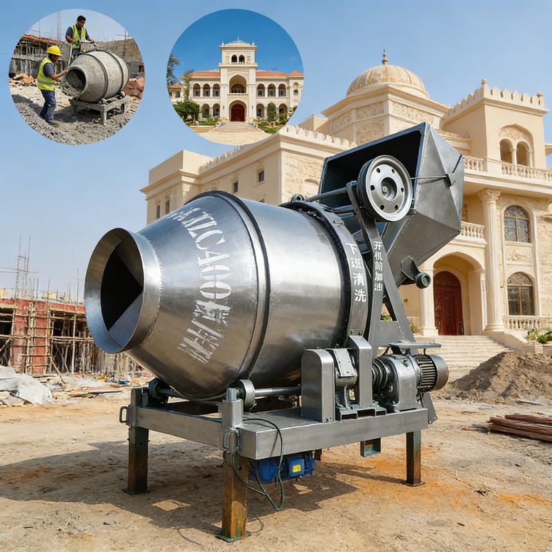 Home Improvement Contractors - Dieselmotor-Zementmischer 300L, Hochleistungsfähig für professionelle Bauunternehmer