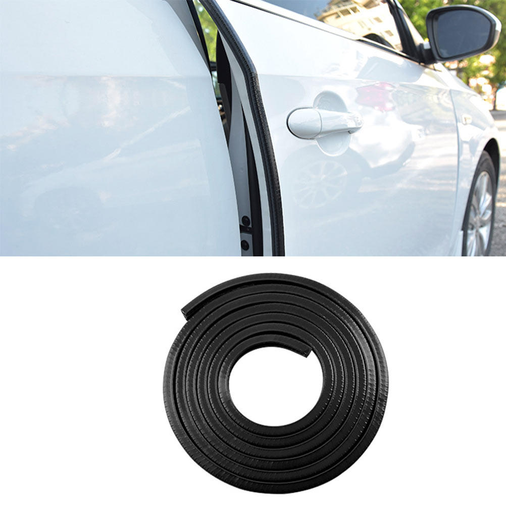 Door Weather Strip - 4 Meter PVC-Autotürdichtungsstreifen, Schalldämmender Wetterschutzstreifen, Kollisionsschutzleiste