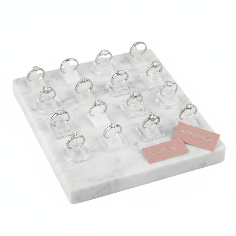 Home Improvement Outlet Stores - @*Kunststoff-Ringständer, 20-teiliges Set, transparenter Ständer für