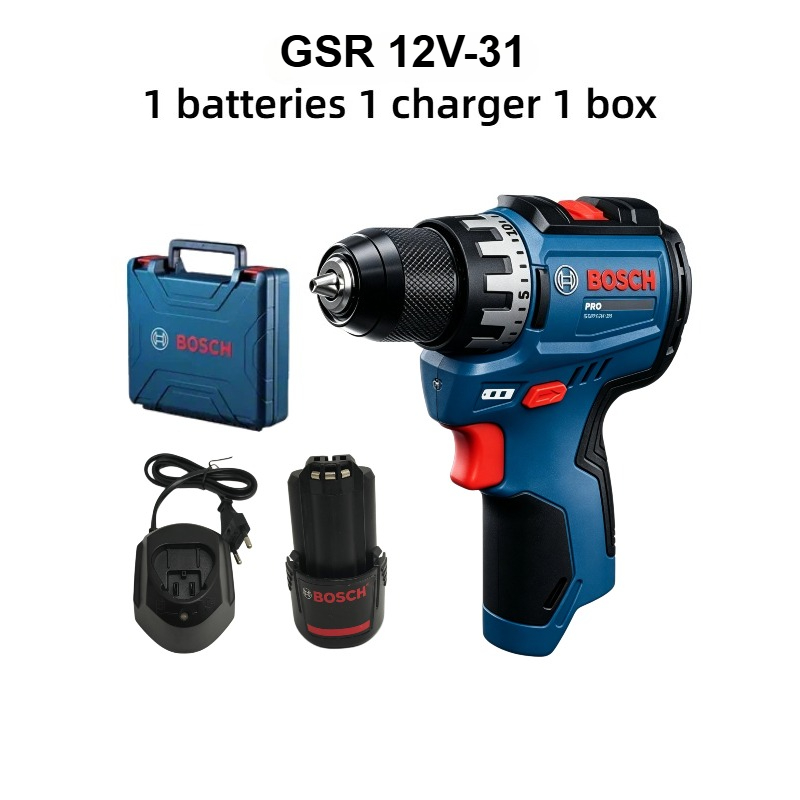 Power Drill Cordless - Bosch Professional GSR 12V-31 Akku-Bohrschrauber 12V
