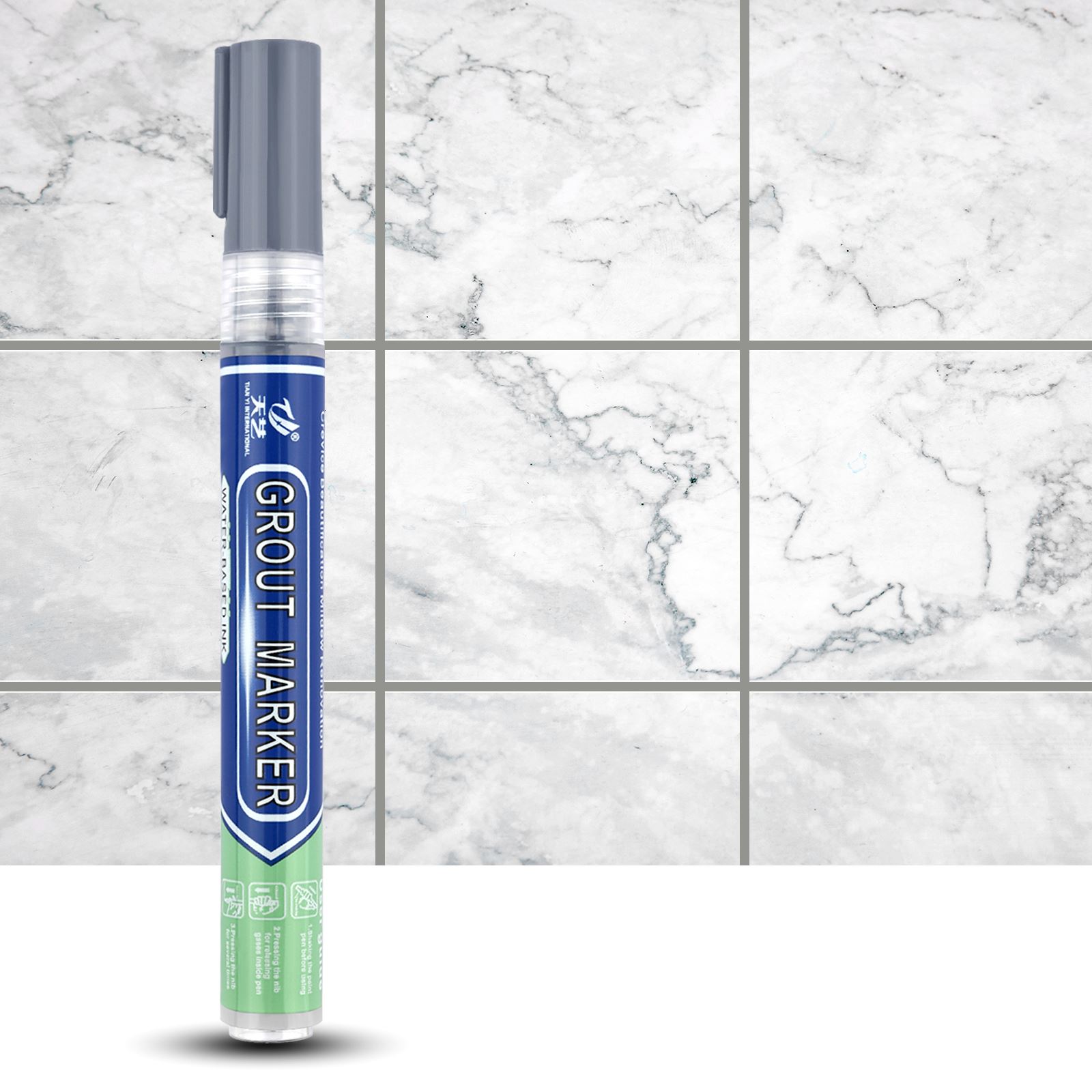 12 Farben wasserdichte weiße W – Tile Grout Repair Bewertung und Preis