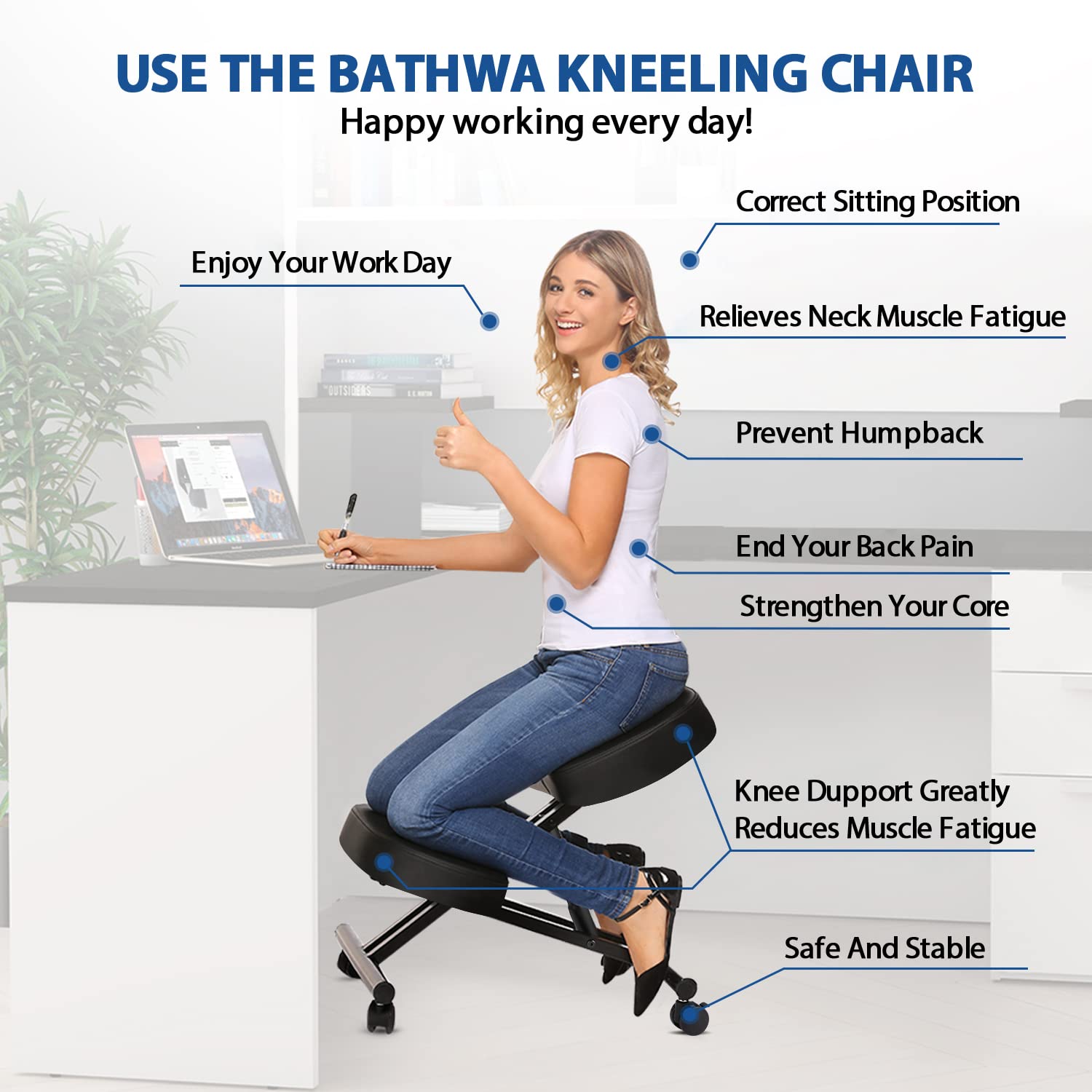 Ergonomischer Kniestuhl für Bü – Home Improvement In Bewertung und Preis