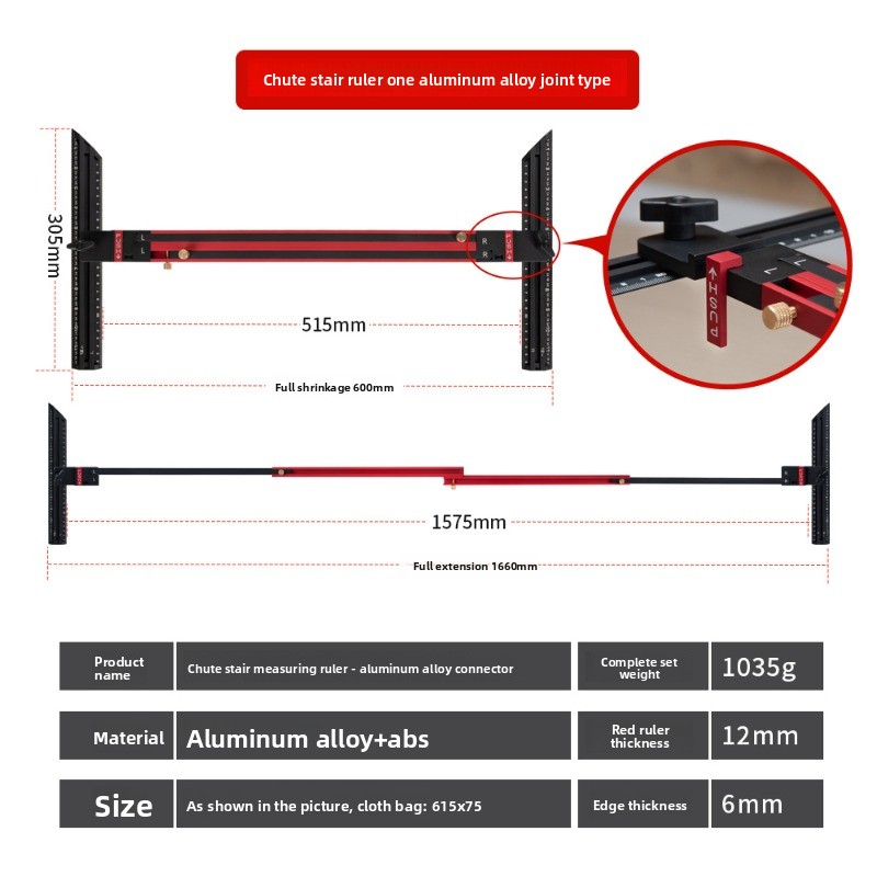 Treppenlineal aus Aluminiumleg – Home Improvement In Bewertung und Preis