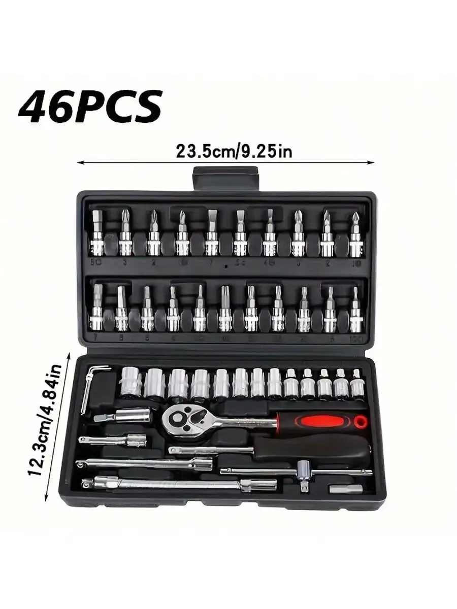 46-teiliger 1/4-Zoll-Steckschl – Home Improvement And Tools Bewertung und Preis